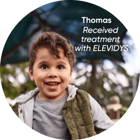 Boy who received treatment with ELEVIDYS